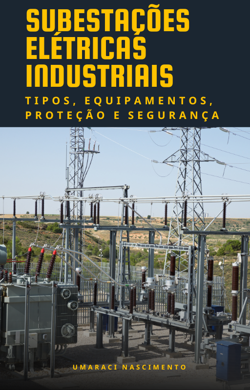 Capa do e-book: Subestações Elétricas Industriais